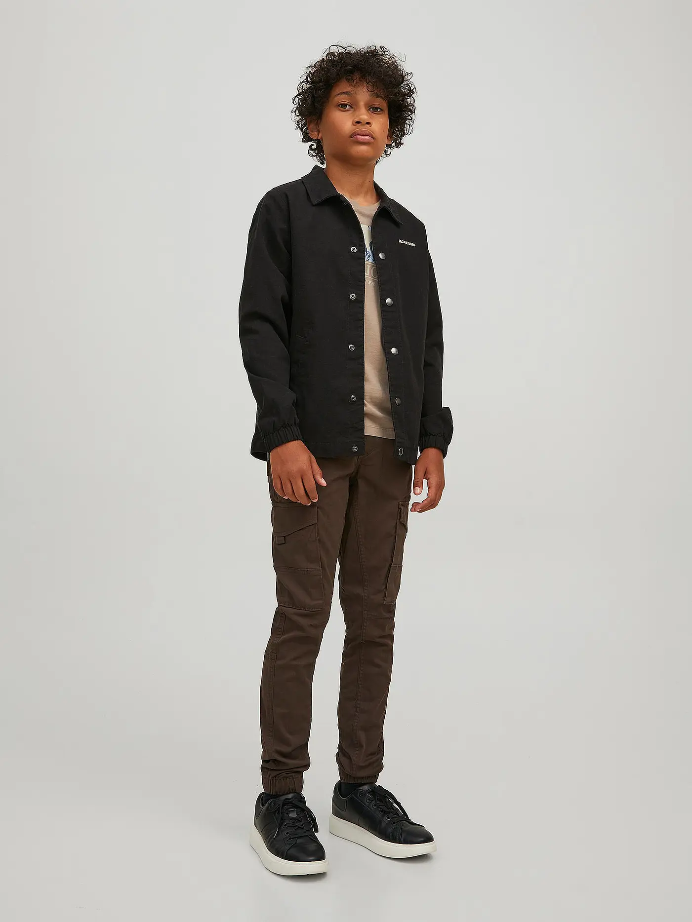 JACK & JONES | Jungen Cargohose Slim Fit JJIPAUL | grün